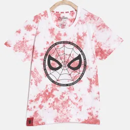 Nap Chief Boys White Spider Man Tie and Dye T-Shirt-image-30