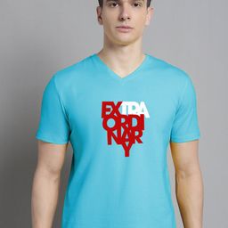 FBAR Typography Printed Cotton Slim Fit T-shirt-image-89
