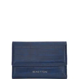 United Colors of Benetton Women Textured PU Two Fold Wallet-26