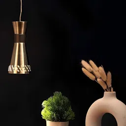 Areezo Gold-Toned Aluminium Ceiling Lamp-image-20