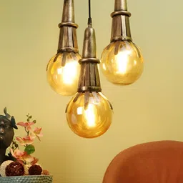 ELIANTE Gold-Toned Iron Contemporary Hanging Ceiling Lamp-picture-53