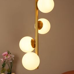 ELIANTE Gold Toned Iron Contemporary Ceiling Lamp-image-50