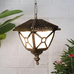 ELIANTE Gold-Toned Textured Iron Contemporary Ceiling Lamp-image-33