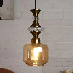 ELIANTE Gold Toned Solid Iron Contemporary Ceiling Lamp-picture-31