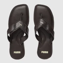 Puma Men Coffee Brown Caper V2 Solid Thong Flip-Flops-24