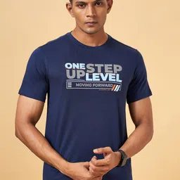 Ajile by Pantaloons Typography Printed Round Neck Slim Fit Regular T-shirt-image-18
