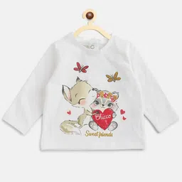 Chicco Girls White Printed T-shirt-picture-13