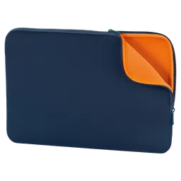HYPHEN Polyester Laptop Sleeve for 14 Inch Laptop (One Spacious Compartment, Blue)-image-16