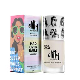 Elitty Mad Over-Long Lasting  Infused with Witch Hazel Nail Polish-6ml-Ivory-23