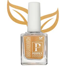 PERPAA Colorich Chip Resistant & Long Lasting Metallic Nail Polish 10 ml - Golden Bliss 10-38