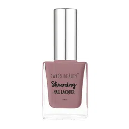 SWISS BEAUTY Intense Pigmentation Long Stay Stunning Nail Polish 10ml - Barefoot Mauve 75-36