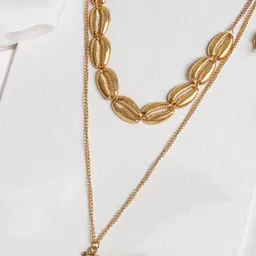 OOMPH Statement Layered Necklace-38