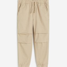 H&M Boys Pure Cotton Twill Joggers-image-99