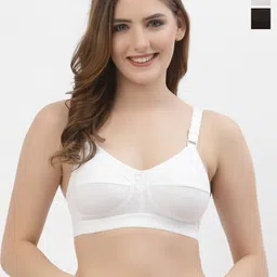Floret Pack of 2 Full Coverage Non Padded Everyday Bras With All Day Comfort-9
