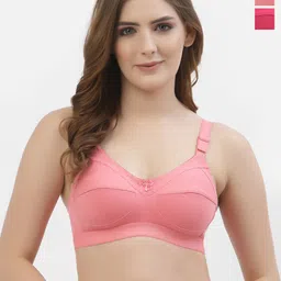 Floret Pack of 2 Full Coverage Non Padded Everyday Bras With All Day Comfort-20