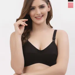 Floret Pack Of 2 Full Coverage Cotton Bra-9