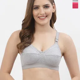Floret Pack Of 2 Full Coverage Cotton Bra-47