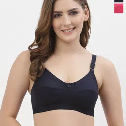 Floret Pack of 2 Full Coverage Non Padded Everyday Bras With All Day Comfort-75