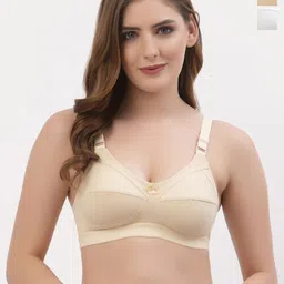 Floret Pack Of 2 Full Coverage Cotton Bra-picture-51