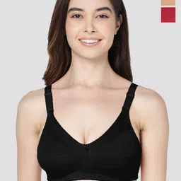 Kalyani Anaya Pack Of 3 Full Coverage Non Padded Minimizer Bras- All Day Comfort-picture-14