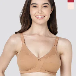 Kalyani Anaya Pack Of 3 Full Coverage Non Padded Minimizer Bra- All Day Comfort-38