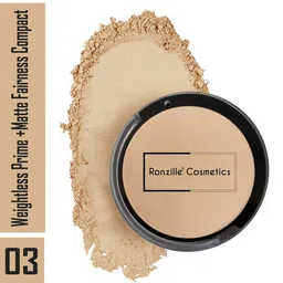 Ronzille Weightless Prime Matte Fairness Compact 10 g - Sorrell Fawn 03-24