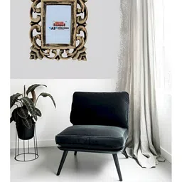 VAS collection home Floral Patterned Wooden Wall Mirror-picture-15