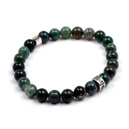 Stone Story By Shruti Boys Silver-Plated Beaded Sterling Silver Wraparound Bracelet-13