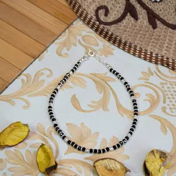 Arte Jewels 925 Sterling Silver Beads Anklets-51