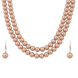RATNAVALI JEWELS Silver-Plated Jewellery Set-image-45
