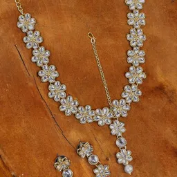 OOMPH Kundan Studded Jewellery Set-14