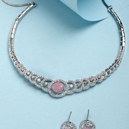 KARATCART Stone-Studded Jewellery Set-image-17