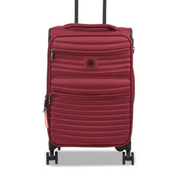 IT luggage Precursor Textured Soft-Sided Medium Trolley Bags-35
