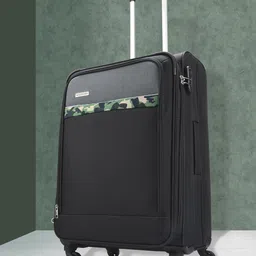 Aristocrat COMMANDER Camouflage Print Expandable Large Trolley Suitcase-1