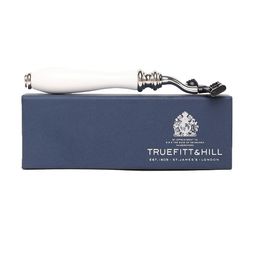 TRUEFITT & HILL Men Faux Porcelain Chrome Wellington Mach-3 Shaving Razor-image-58