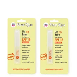 MyGlamm Set of 2 Popxo First Kiss SPF 15 Water-Resistant Lip Balm - 15 g Each-2