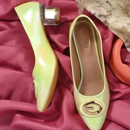 PANAHI Embellished Block Pumps-31
