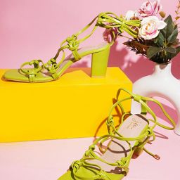 JM Looks Open Toe Block heel Gladiators-44