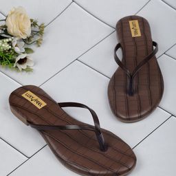 Luxyfeel No Back Strap Open Toe Flats-18