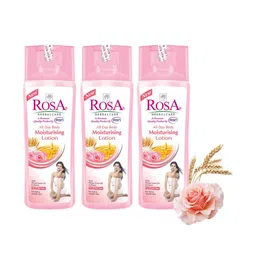 ROSA Set Of 3 All Day Body Moisturising Lotion With Rose Honey & Aloevera -100ml Each-52