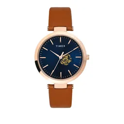 Timex Women Leather Straps Analogue Watch TW000X246-16