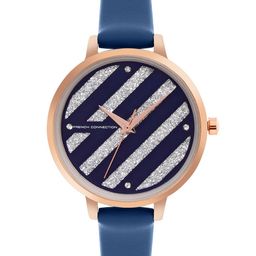 French Connection Women Embellished Dial & Leather Straps Analogue Watch-image-19