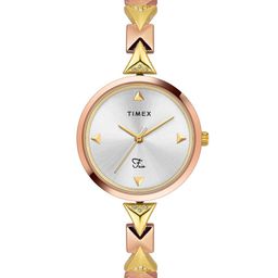 Timex Women Brass Embellished Dial & Bracelet Style Straps Analogue Watch TWEL18306-image-59