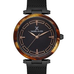 Daniel Klein Women Black Dial & Black Bracelet Style Straps Analogue Watch DK 1 13148-4-image-21