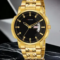 WATCHSTAR Men Dial & Stainless Steel Straps Analogue Watch DD gold BlackANNM-picture-23