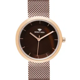 MONT NEO Women Stainless Steel Bracelet Style Straps Analogue Watch 9002T-B3306-picture-30