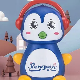 ADKD Kids Press to Go Inertial Cute Penguin Toy-1