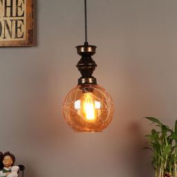 foziq Gold-Toned Solid Ceiling Lamp-image-34