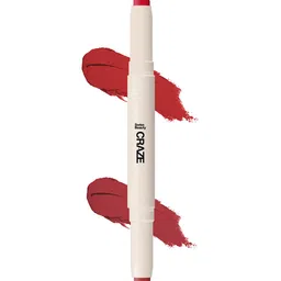 SWISS BEAUTY Craze Duo Satin Matte Finish Non-Transfer Lip Colour - Party Ready-1