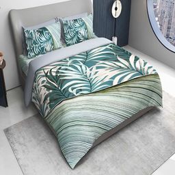GAPU & BALY Multicoloured Floral 120 TC King Bedsheet with 2 Pillow Covers-image-88